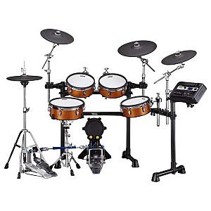 Yamaha DTX8 KMRW Electronic Drum Set, Mesh, Real Wood